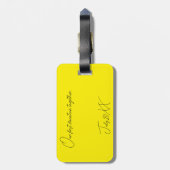 プエルトリコ荷物タグへの旅行 ラゲッジタグ (裏面縦)