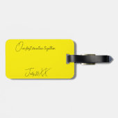 プエルトリコ荷物タグへの旅行 ラゲッジタグ (裏面横)