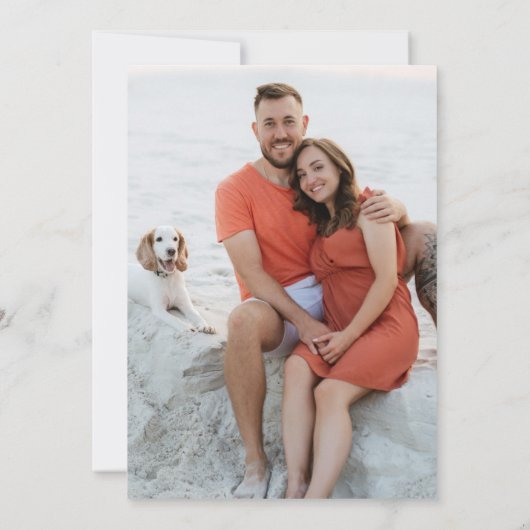 プエルトリコ行き先結婚式 セーブザデート (裏面)