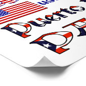 プエルトリコ製パーツ ポスター (角)