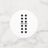 プエルトリコ誕生日テーマヴィンテージ紙吹雪 コンフェッティ (スモール正面)