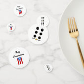 プエルトリコ誕生日テーマヴィンテージ紙吹雪 コンフェッティ (グループ)