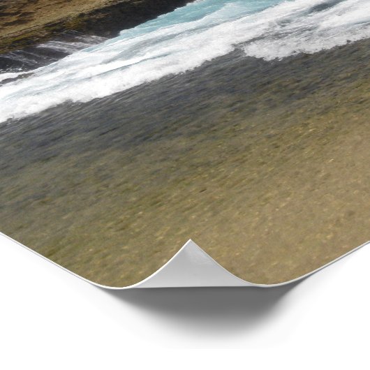 プエルトリコ額写真 ポスター (角)