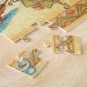 プエルトリコ16x20マップパズル ジグソーパズル (側面)