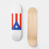 プエルトリコ4ヘクトールのボリキュアバンデラ国旗 スケートボード (正面)
