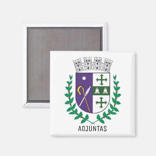 プエルトリコ,アドジュンタスの紋章 マグネット (正面/裏面)