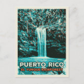 プエルトリコ・エルユンケ国立公園はがき ポストカード (正面)