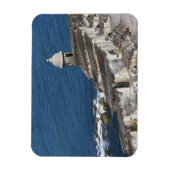 プエルトリコ、オールドサンフアン、エル・モーロのセクション マグネット (縦)