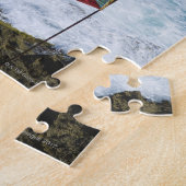 プエルトリコ、オールドサンフアン、プエルト米国旗 ジグソーパズル (側面)