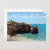プエルトリコ、 カボロホ、 ピエドラ橋 ポストカード (正面/裏面)