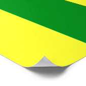 プエルトリコ・カレブラ国旗 ポスター (角)