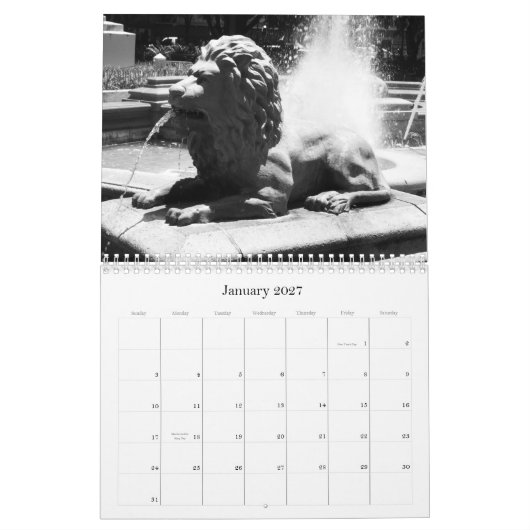 プエルトリコ カレンダー (1月 2027)
