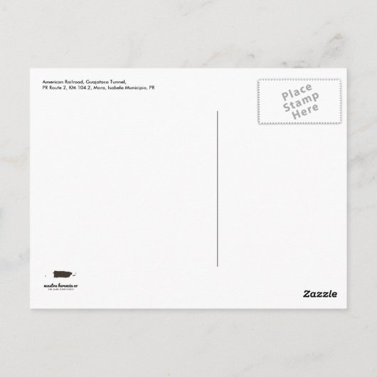 プエルトリコ,グアジャタカ,イザベラ ポストカード (裏面)