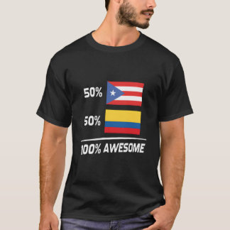 プエルトリコ コロンビア フラッグ プエルトリコ コロンビア Tシャツ