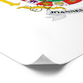 プエルトリコ・コート・オブ・アームズ ポスター (角)