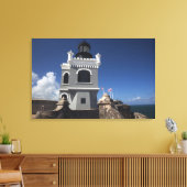 プエルトリコ、サンフアン、オールドサンフアン、エルモロ キャンバスプリント (インサイチュ (リビング))