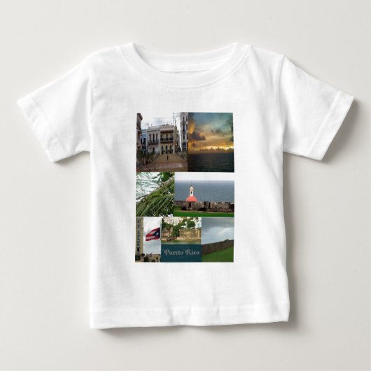 プエルトリコ・サンフアン ベビーTシャツ (正面)