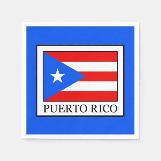 プエルトリコ スタンダードカクテルナプキン (正面)