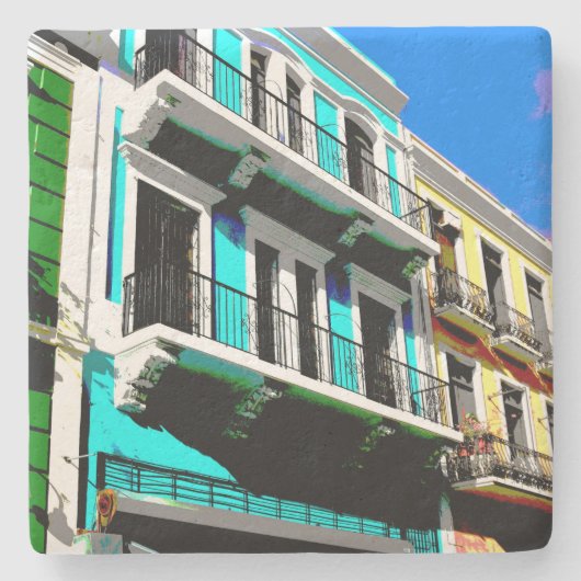 プエルトリコ ストーンコースター (正面)