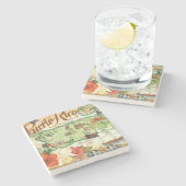 プエルトリコ ストーンコースター (横)