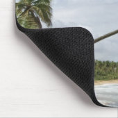 プエルトリコ。トレスパルミタスビーチプエルトリコ マウスパッド (コーナー)