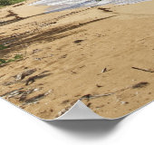 プエルトリコ。トレパルミタスビーチプエルトリコ ポスター (角)