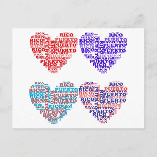 プエルトリコ ハーツ プロダクツ ポストカード (正面)