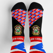 プエルトリコ,ファッション,プエルトリカ国旗,愛国心 ソックス (上部)
