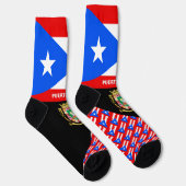 プエルトリコ,ファッション,プエルトリカ国旗,愛国心 ソックス (右)