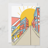 プエルトリコ ボリクア ヒスパニック ラテン ブロックパーティー 招待状 (裏面)