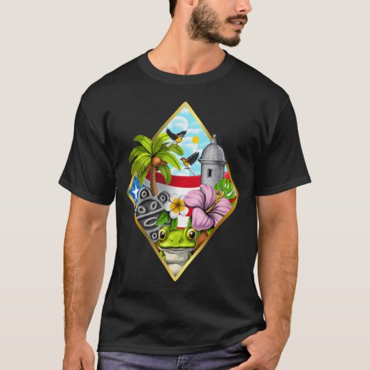 プエルトリコ ボリクア Tシャツ (正面)