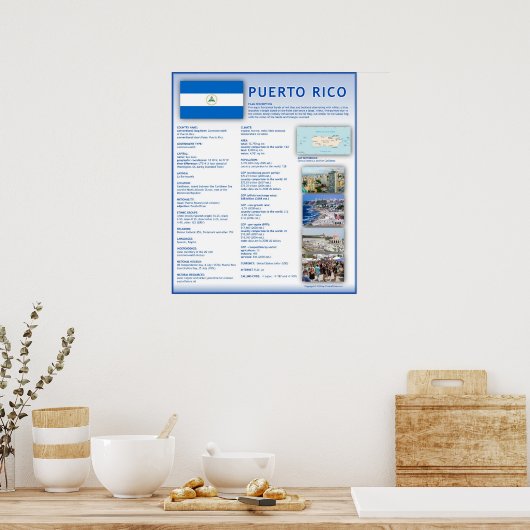 プエルトリコ ポスター (キッチン)