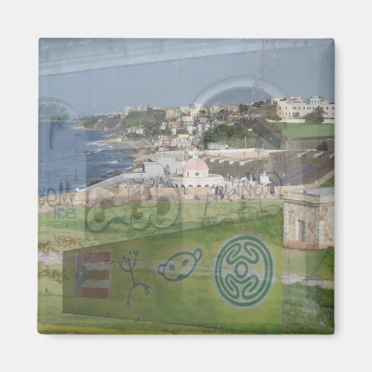 プエルトリコ マグネット (正面)