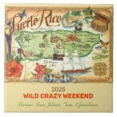 プエルトリコ メモリ タイル (正面)