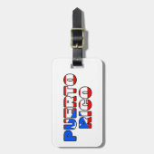 プエルトリコ ラゲッジタグ (正面縦)