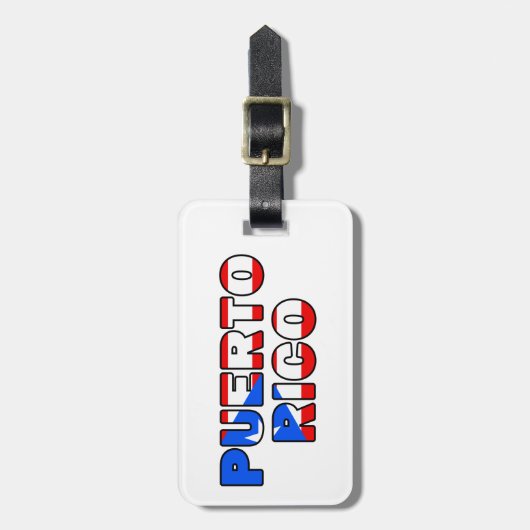 プエルトリコ ラゲッジタグ (正面縦)