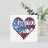 プエルトリコ ラブ グリーティング カード (スタンド正面)