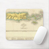プエルトリコ、ヴァージン諸島 マウスパッド (マウス)