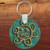 プエルトリコ – 日 キーホルダー (正面)