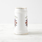 プエルトリコ-盾 ビールジョッキ (中央)