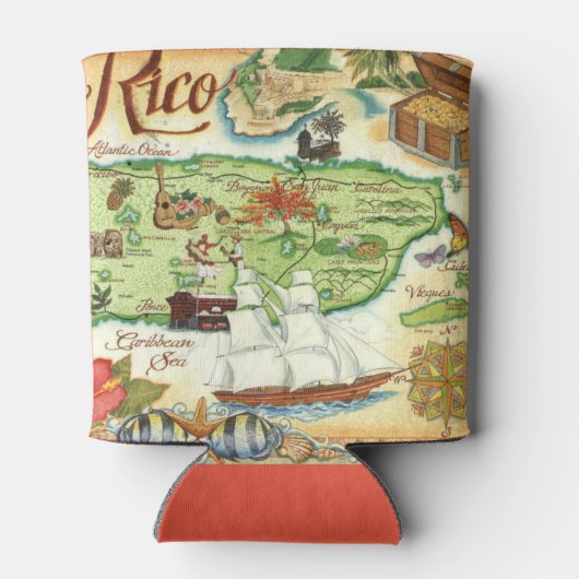 プエルトリコ 缶クーラー (裏面)