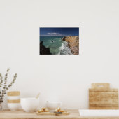 プエルトリコ、西海岸、カボロホ、海岸線2 ポスター (キッチン)