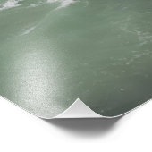 プエルトリコ、西海岸、カボロホ、海岸線 フォトプリント            (角)