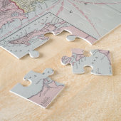 プエルトリコ(1901年)のヴィンテージの地図 ジグソーパズル (側面)