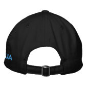 プエルトリコBoricua国旗の刺繍帽子 刺繍入りキャップ (裏面)