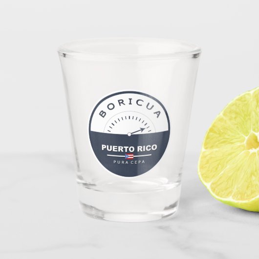 プエルトリコBoricua de Pura Cepa ショットグラス (正面)