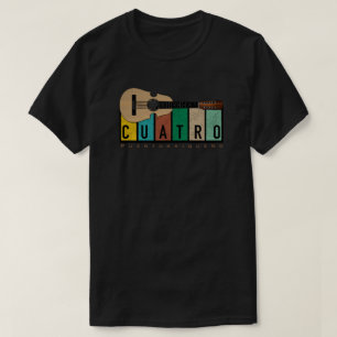 プエルトリコCuatroギターTシャツ Tシャツ