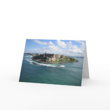 プエルトリコFeliz Navidadのクリスマスカード