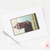 プエルトリコI 長方形シール (封筒)