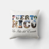 プエルトリコLa Isla Del Encanto クッション (裏面)